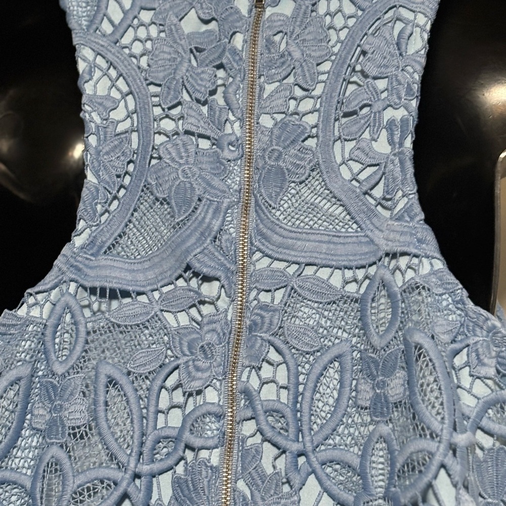 Lovers + Friends Light Blue Lace Mini Dress - Picture 7 of 13